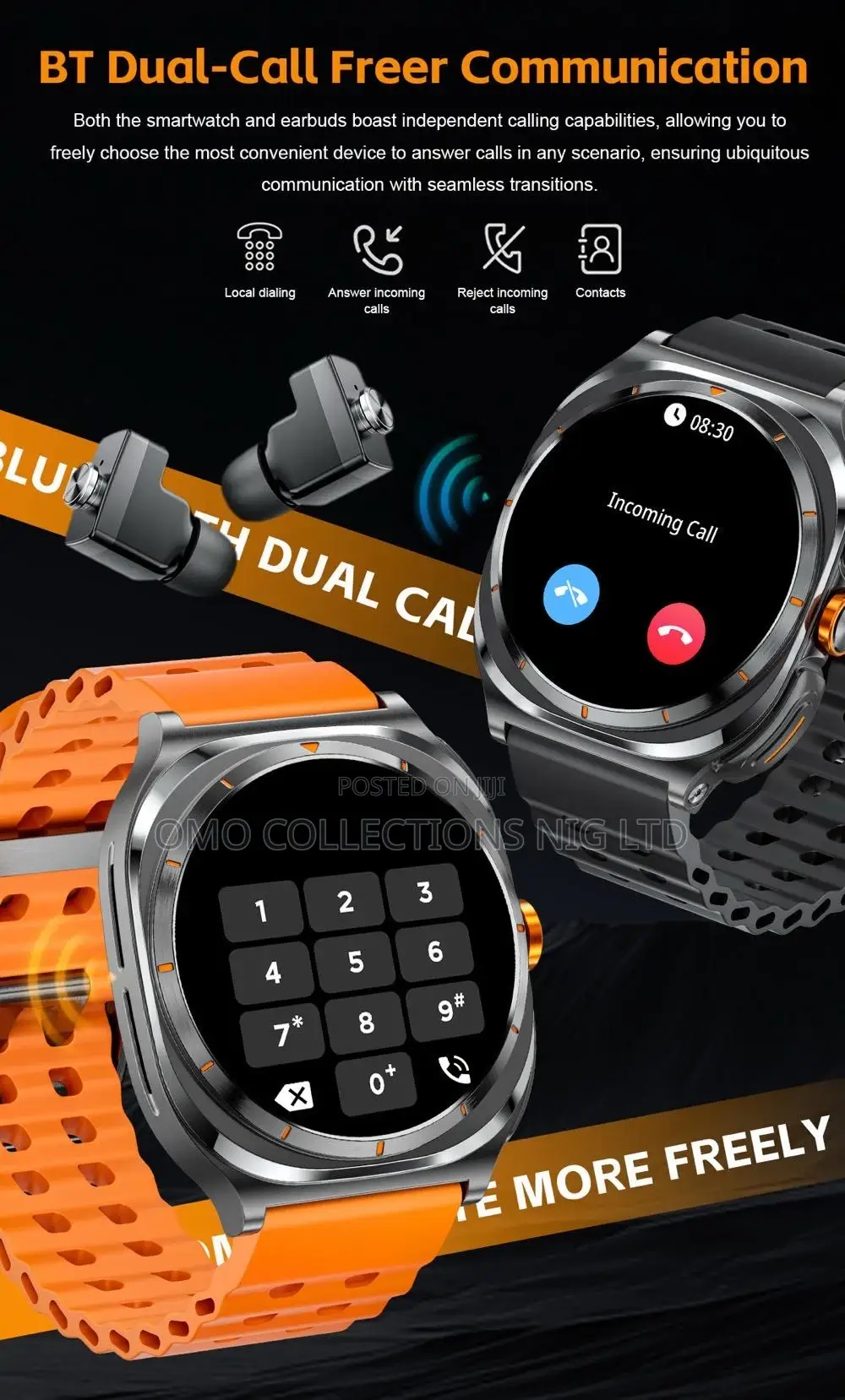 Original Luxury Dafit Gt98 Digital Smartwatch
