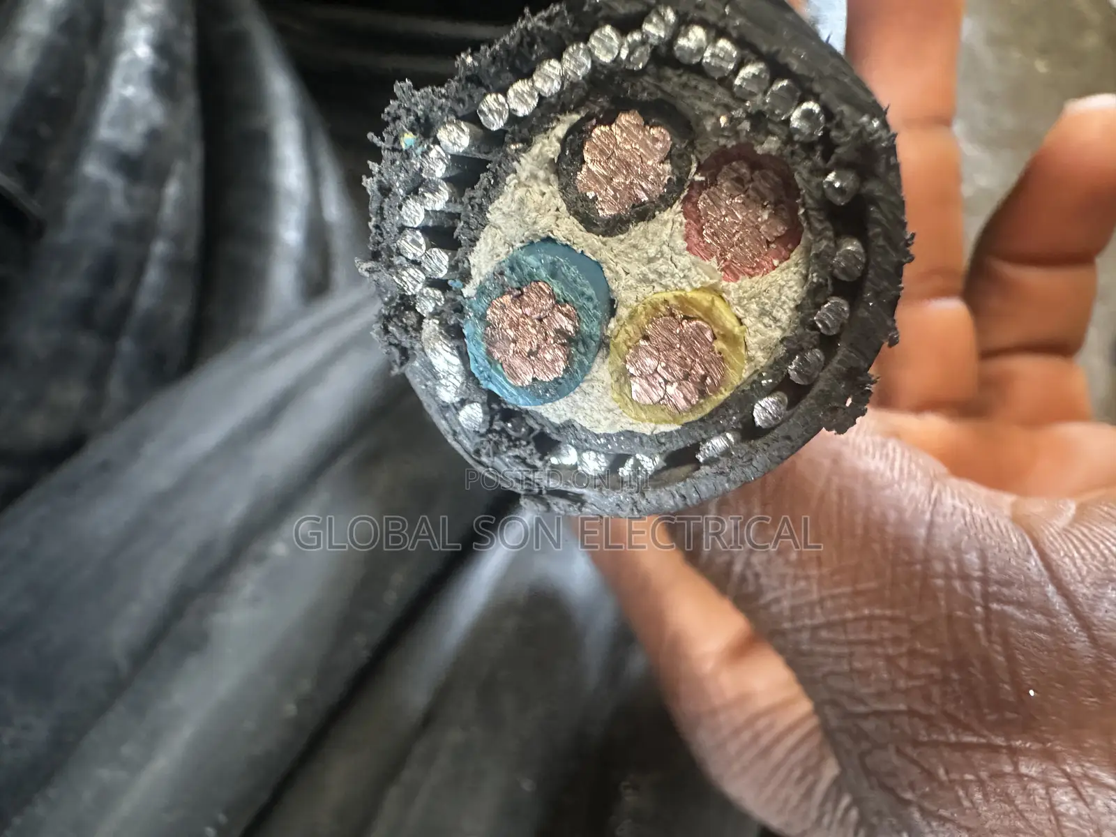 25mmx4core Armored Cable
