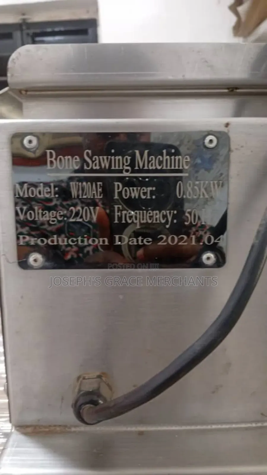 Industrial Table Top Bone Saw Machine.