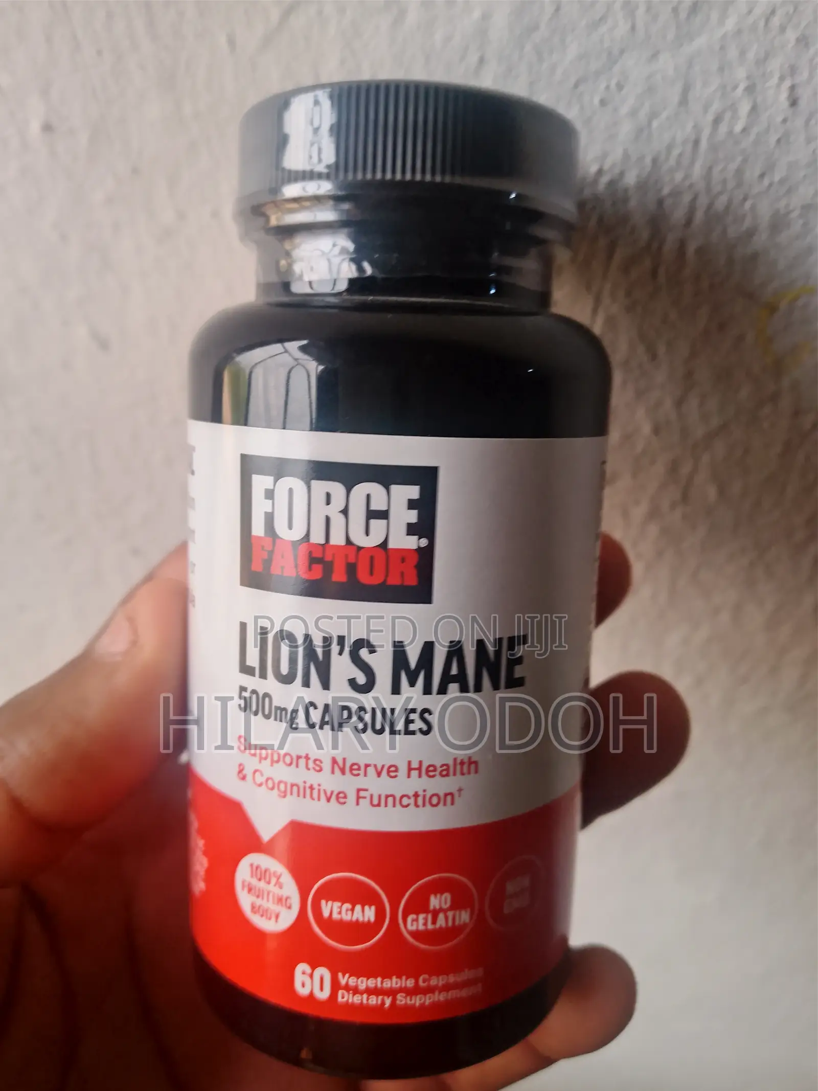 Force Factor Lion’S Mane 500 Mg 60 Capsules