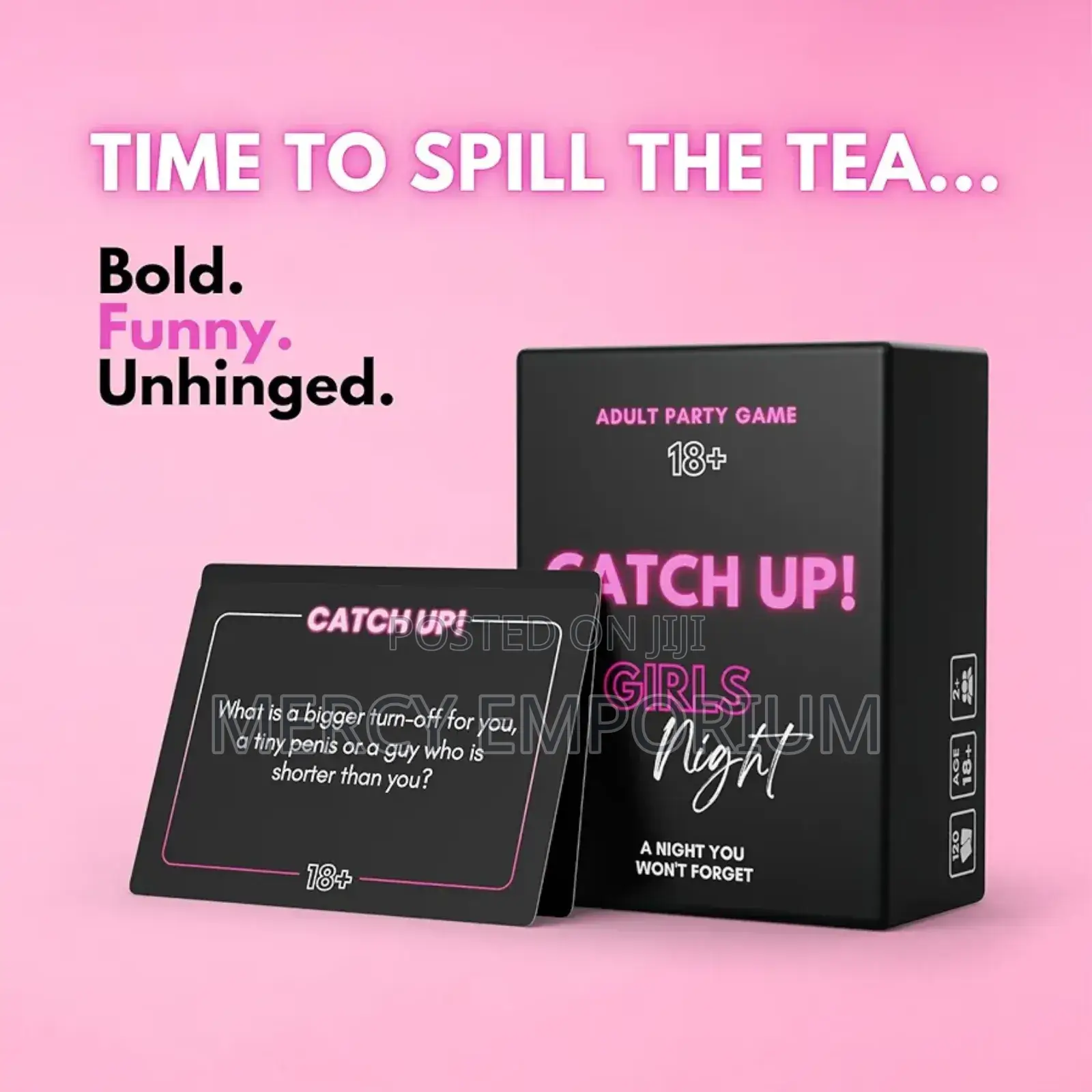Catch Up! Girls and Ladies Party Game. Bridal, Hen, Bachelorette Party