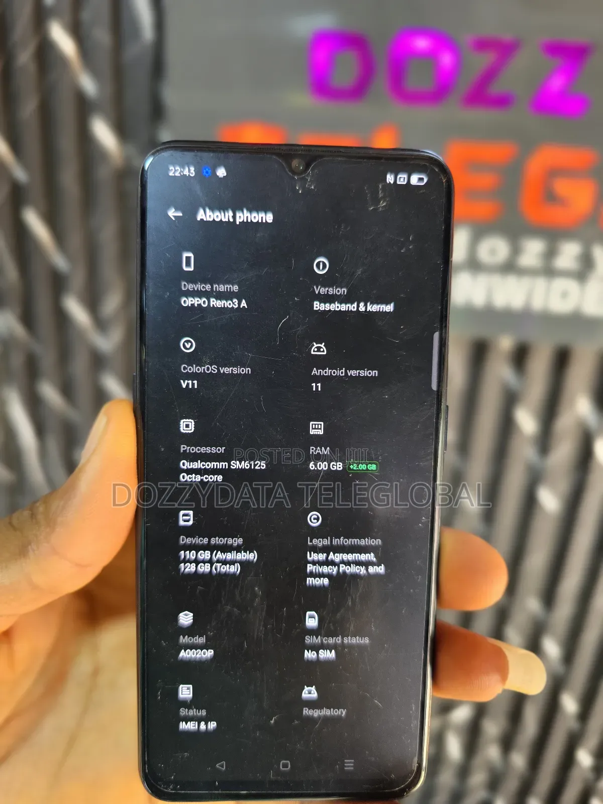 Oppo Reno 3 128 GB Black