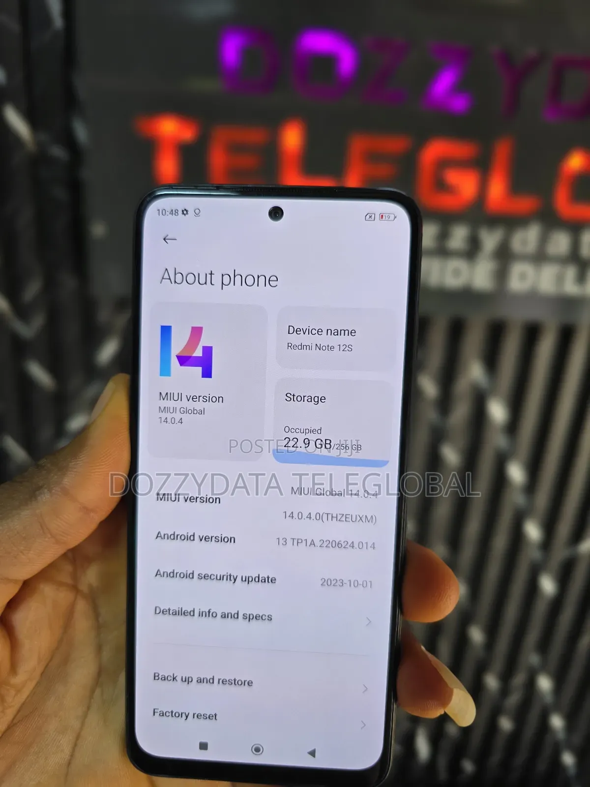 Xiaomi Redmi Note 12S 256 GB Black