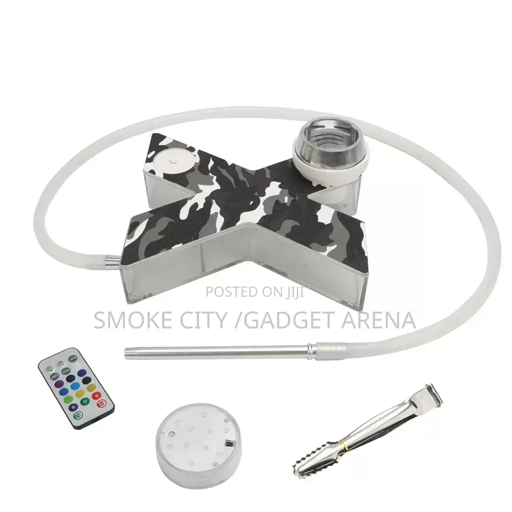 Hookah Shisha Pot With Led Available as Seen , Unique