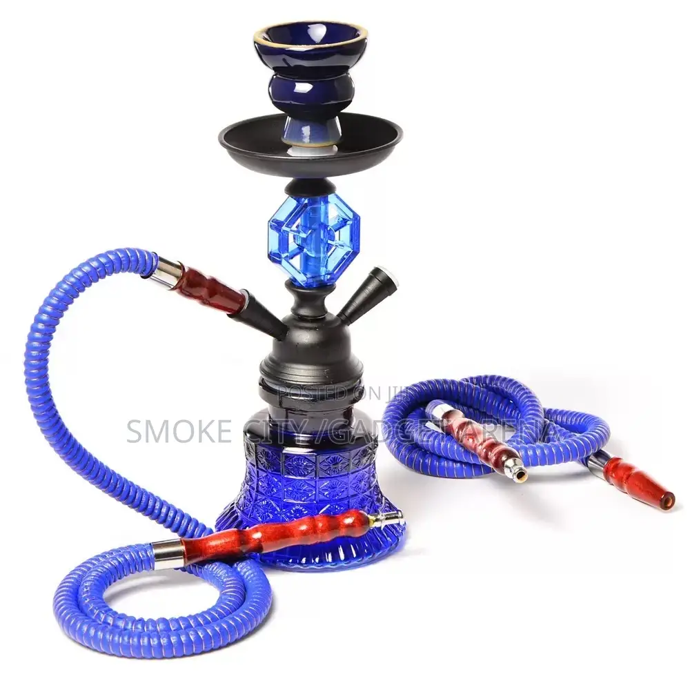 Double Hose Hookah Shisha Pot Available Now as Seen Here