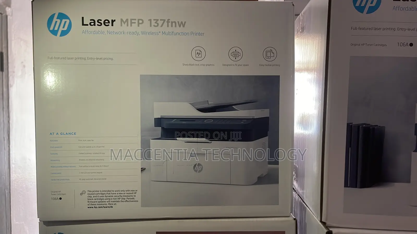 Hp Laser MFP 137fnw (4zb84a)