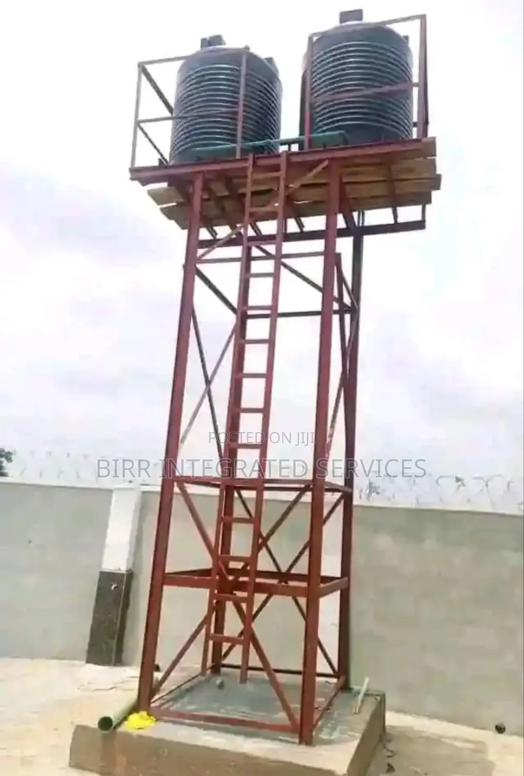 Water Tank Stanchion Fabrication