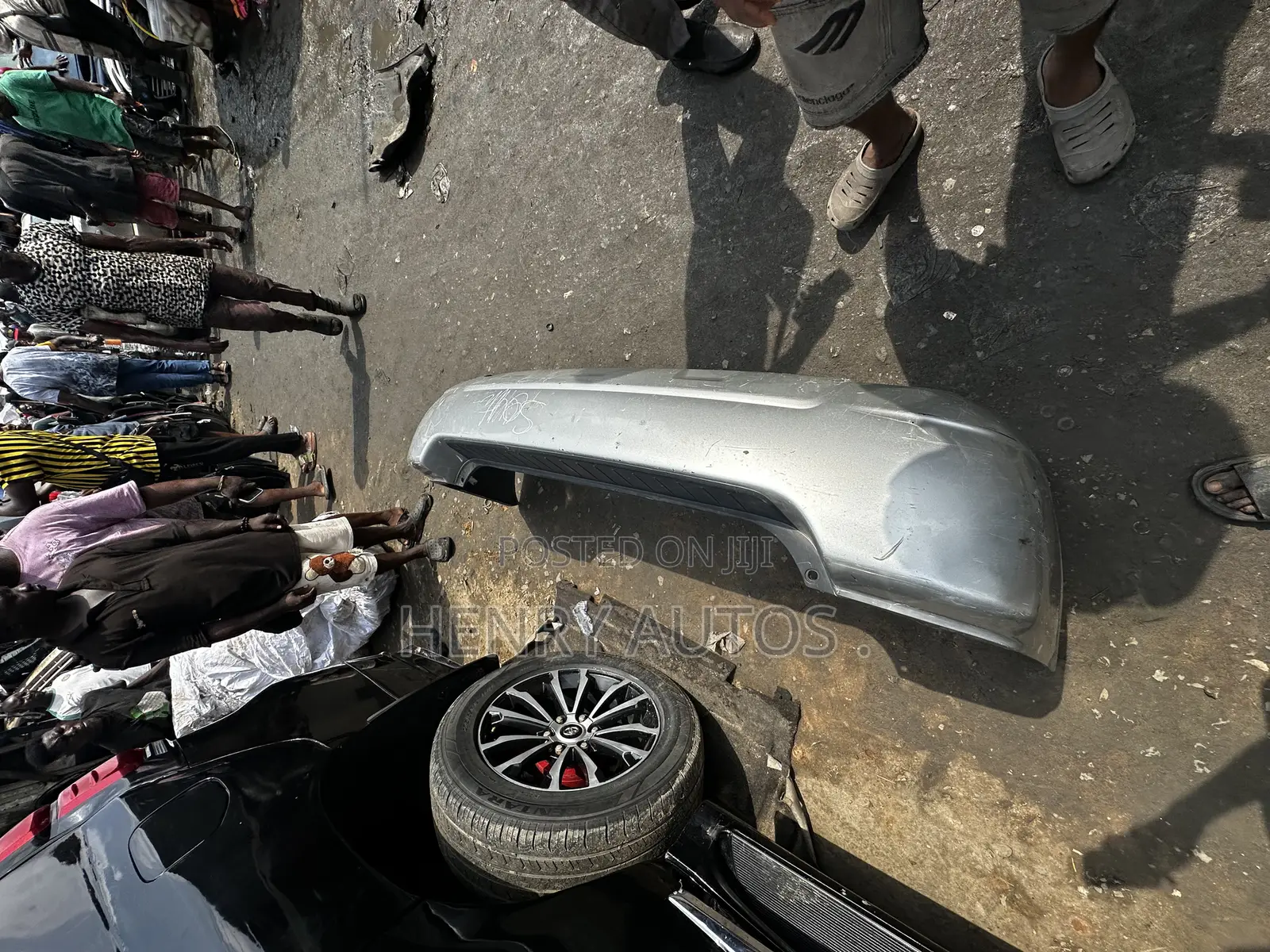 Complete Front and Back Bumper for Highlander 2005