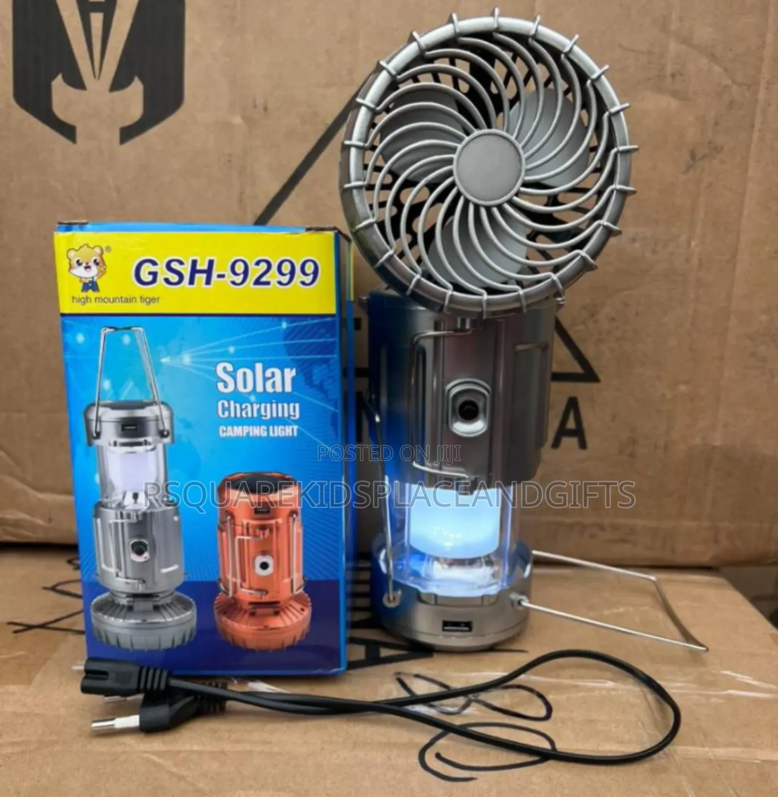 Solar Lamp With Fan for Souvenir