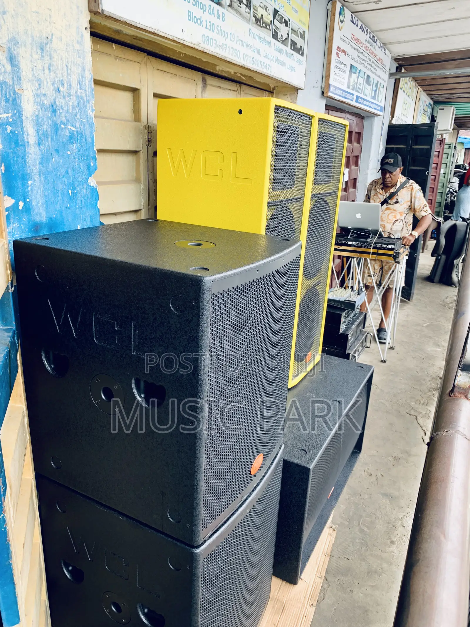 WCL Single Sub Speakers