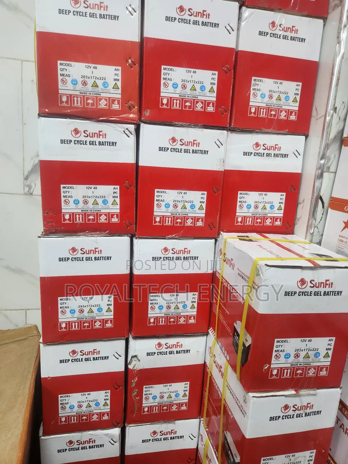 Sunfit 40ah 12v Gel Battery