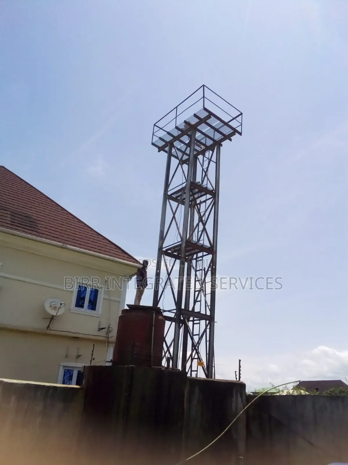 Elevated Water Stanchion Fabrication