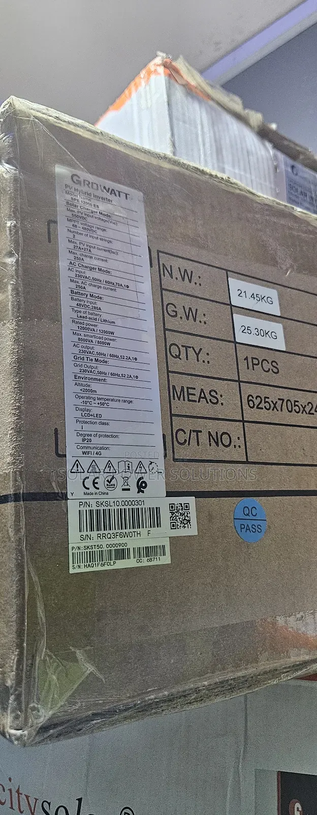 Growatts 12kwh Hybrid Inverter