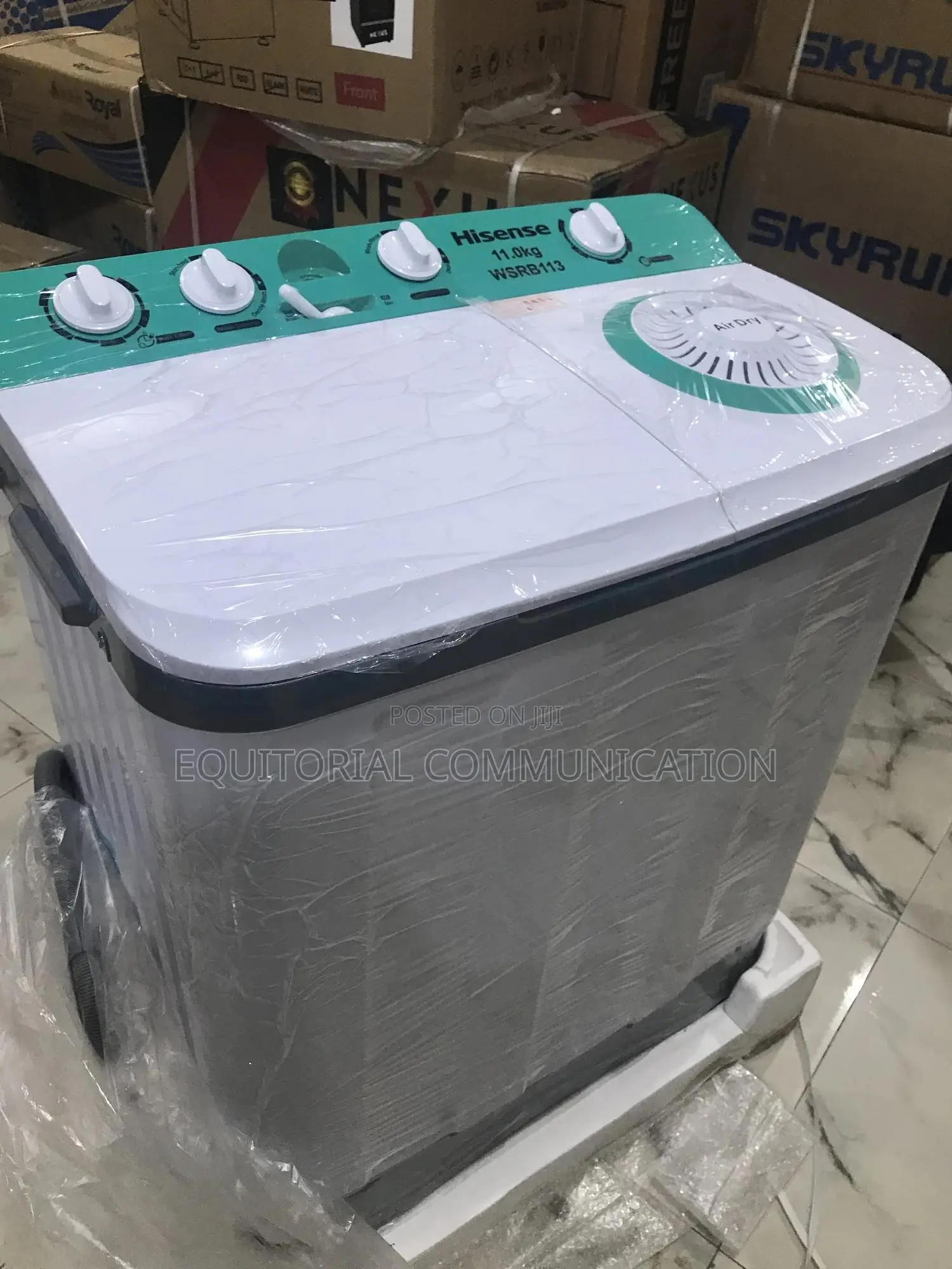 Hisense 11 Kg Top Load Twin-Tub Washing Machine