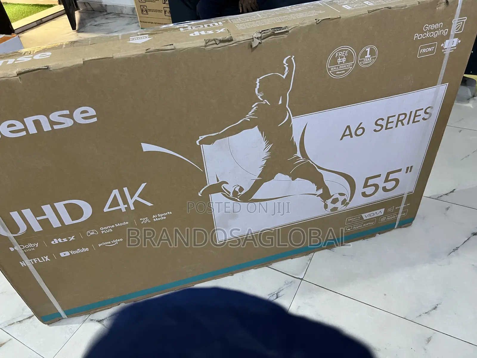 Hisense 55a6k – 55 Inch Uhd Smart Tv With Slim Bezel Design