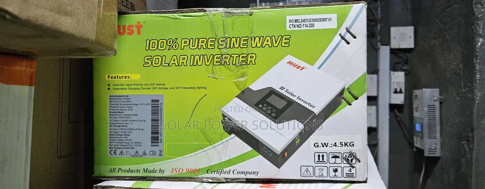 Must 3.2kva Hybrid Inverter