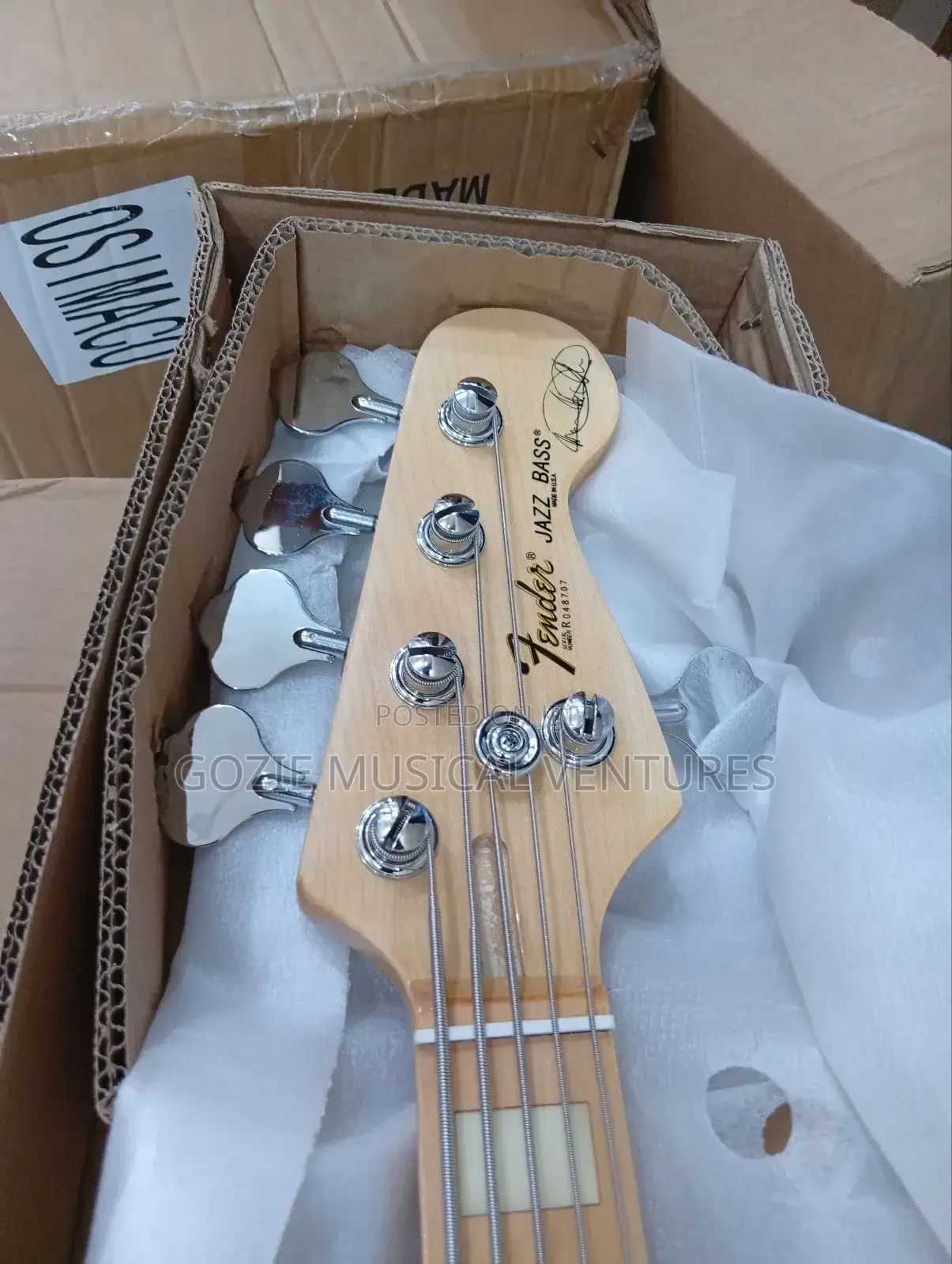 Five String Active Bass Guitar Fender Jazz