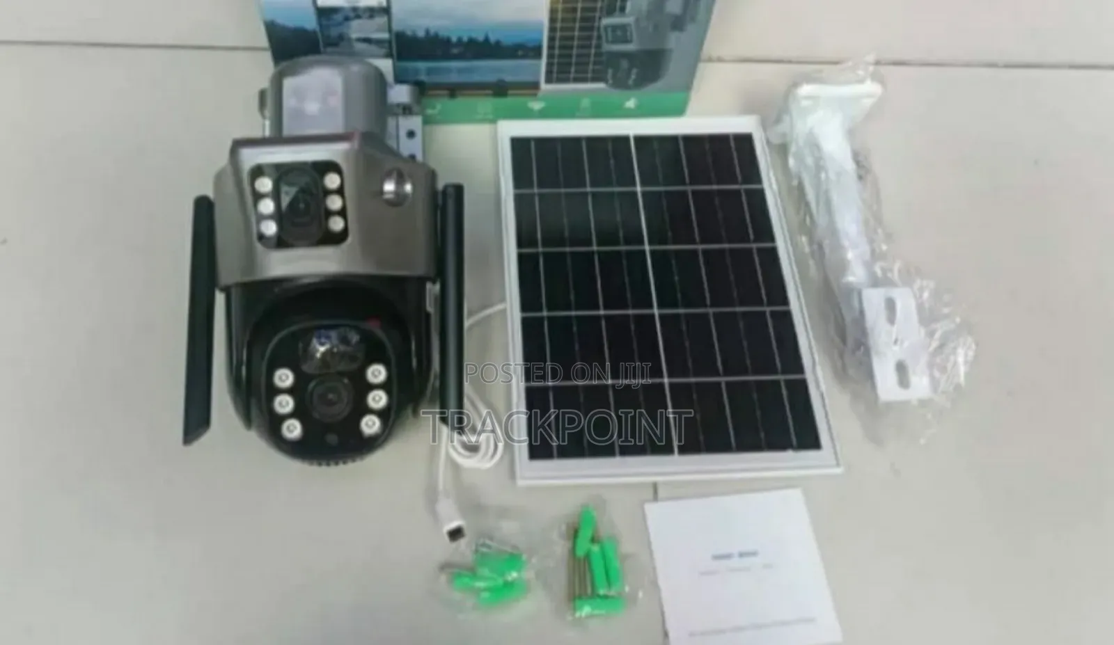 Energy-Efficient Solar Smart Camera for Reliable Outdoor Protection