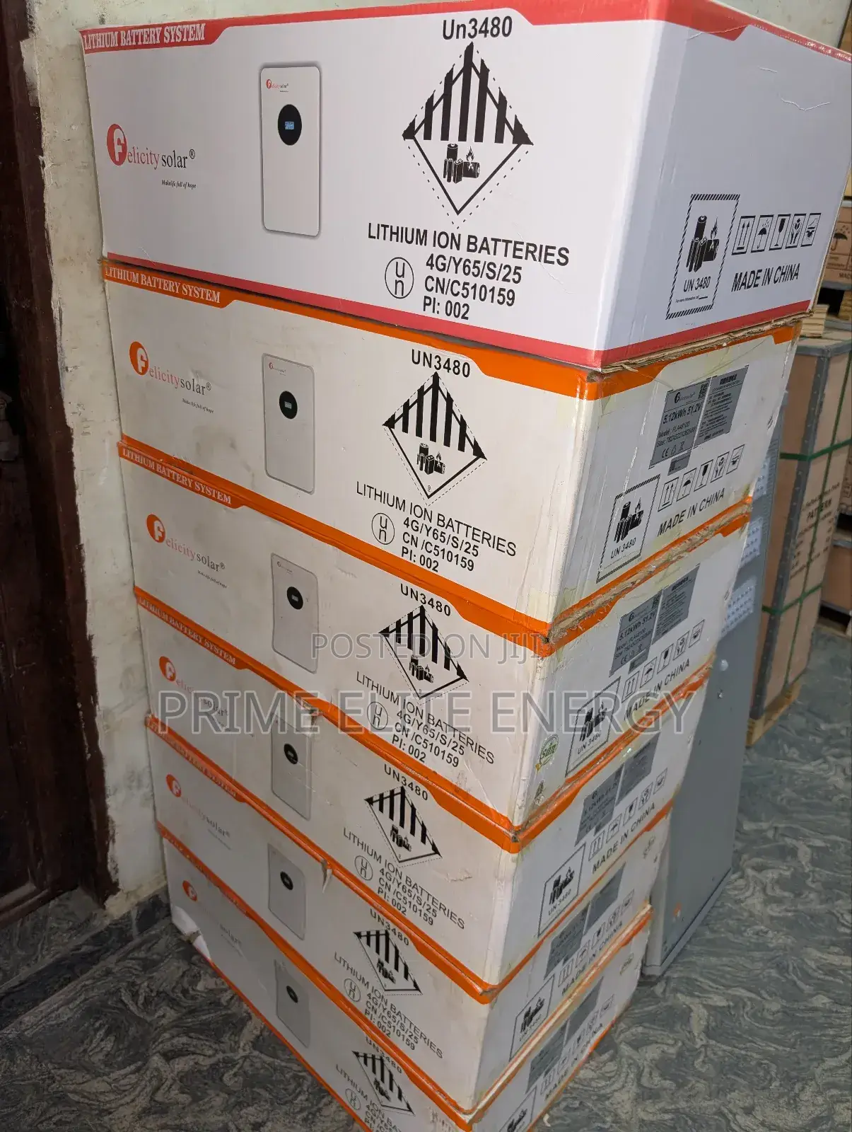 Felicity 5.12kwh Lithium Ion Battery 51.2v