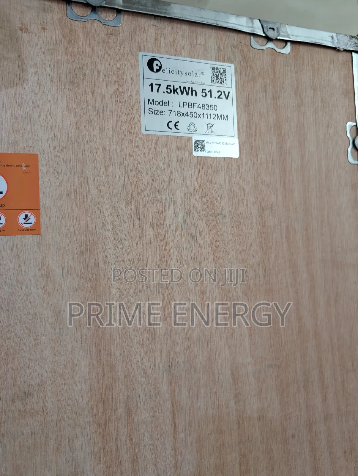 Felicity 17.5kwh Lithium Ion Phosphate Battery 51.2v