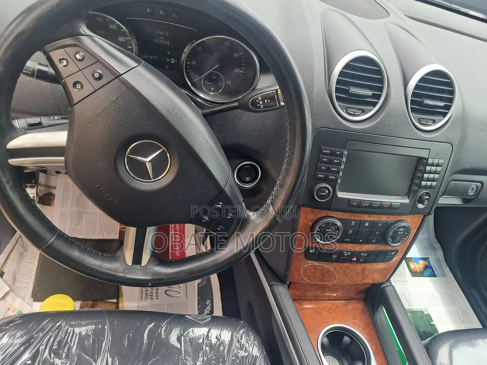Mercedes-Benz M Class ML350 AWD 4MATIC 2009 Black