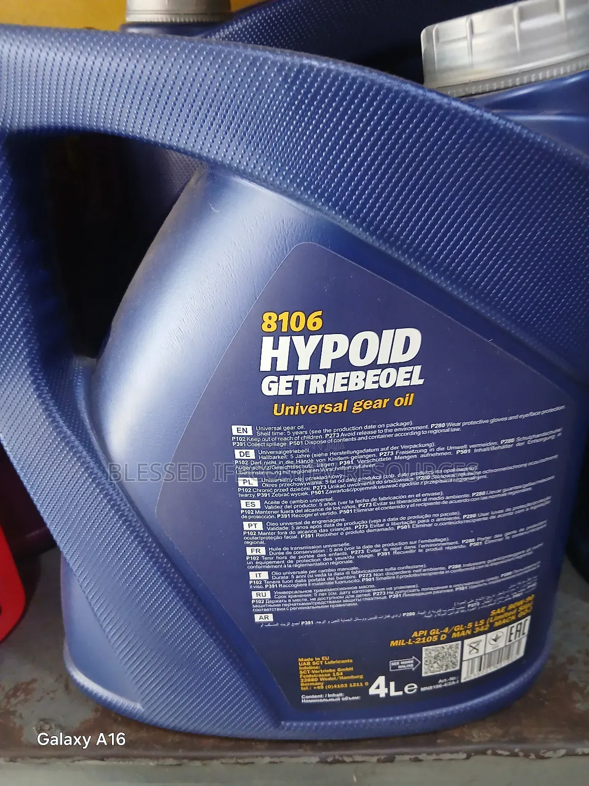 Mannol 80w_90 Gear Oil 4litrs