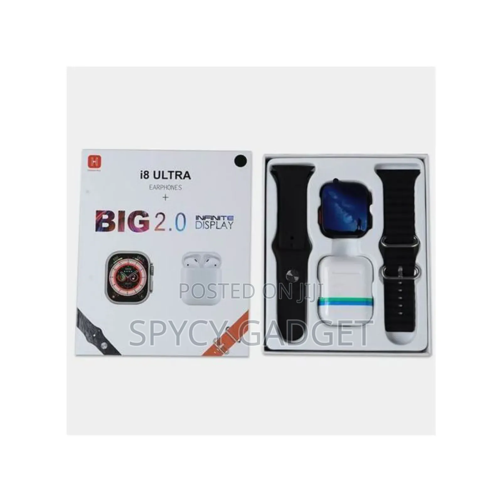I8 Ultra Smart Watch and Earbuds Combo Set