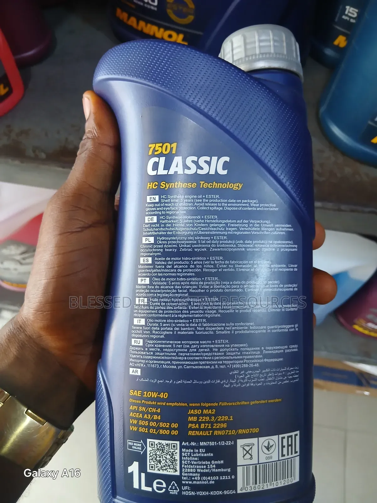 Mannol Engine Oil 10w40 1litres