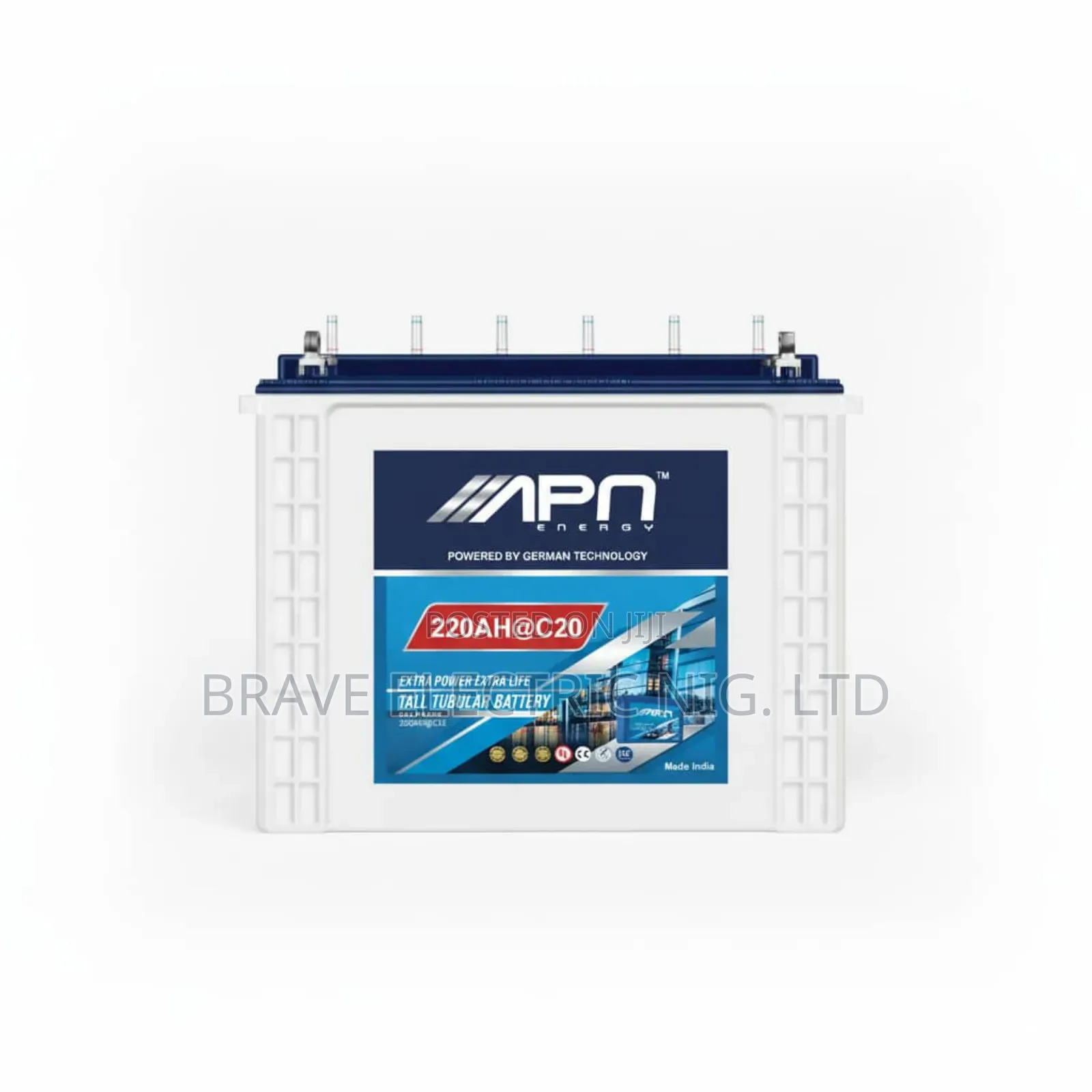 Apn 220ah 12v Tubular Battery