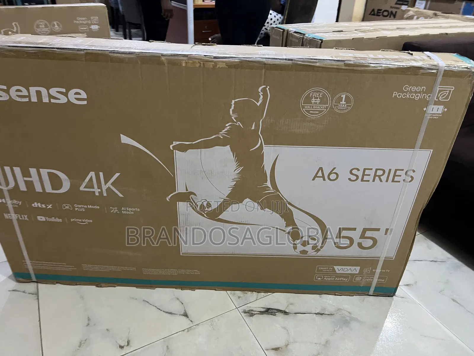 Hisense 55 Inch 55a6k – Smart Uhd With Bluetooth Hdmi