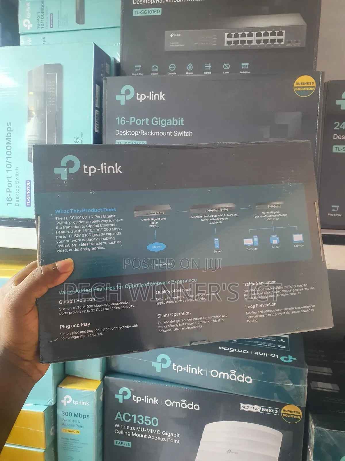 Tplink 16 Ports Rack Mount Gigabit Switch