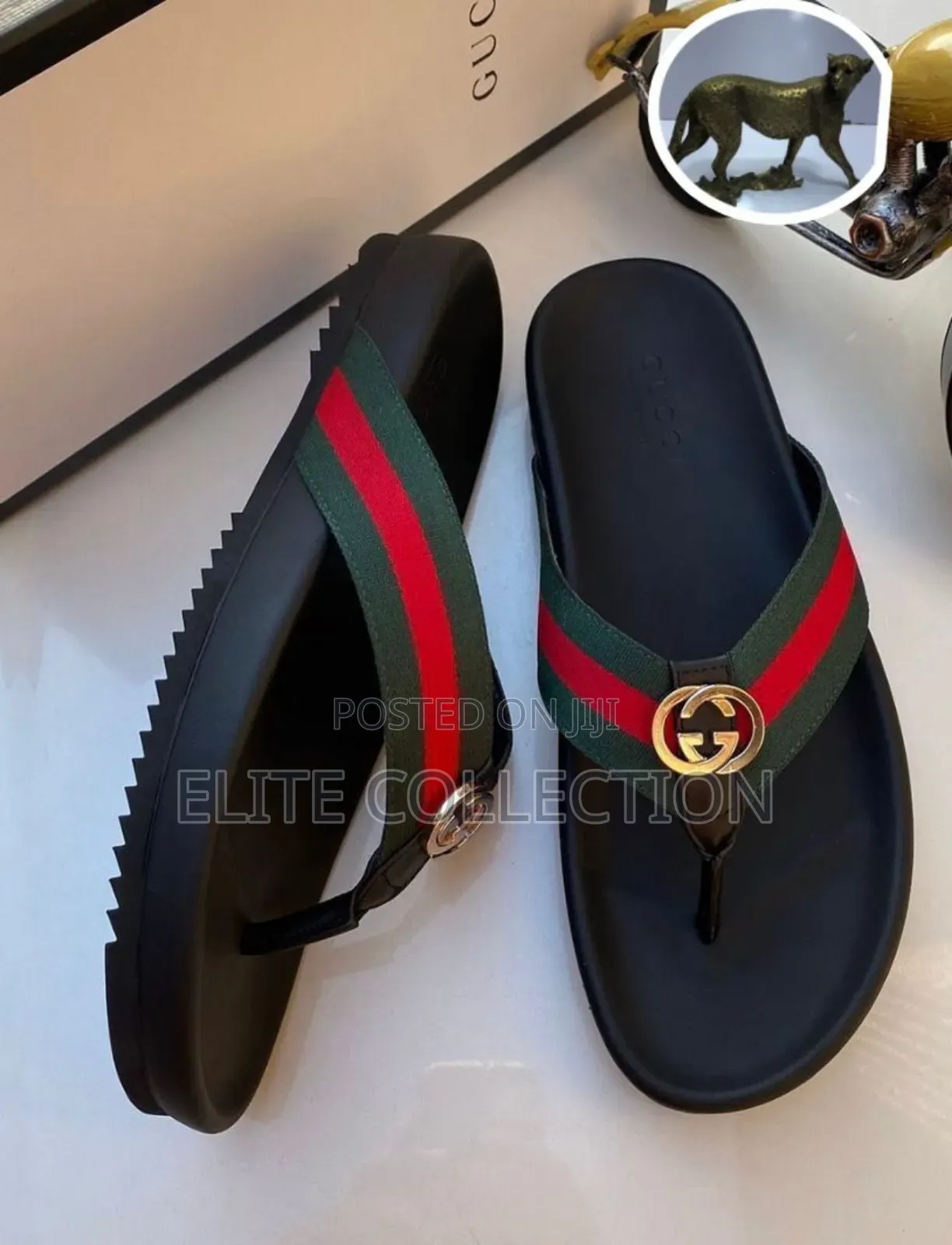 ` Gucci Slippers  
 Best Quality 
Size 43——46 Available