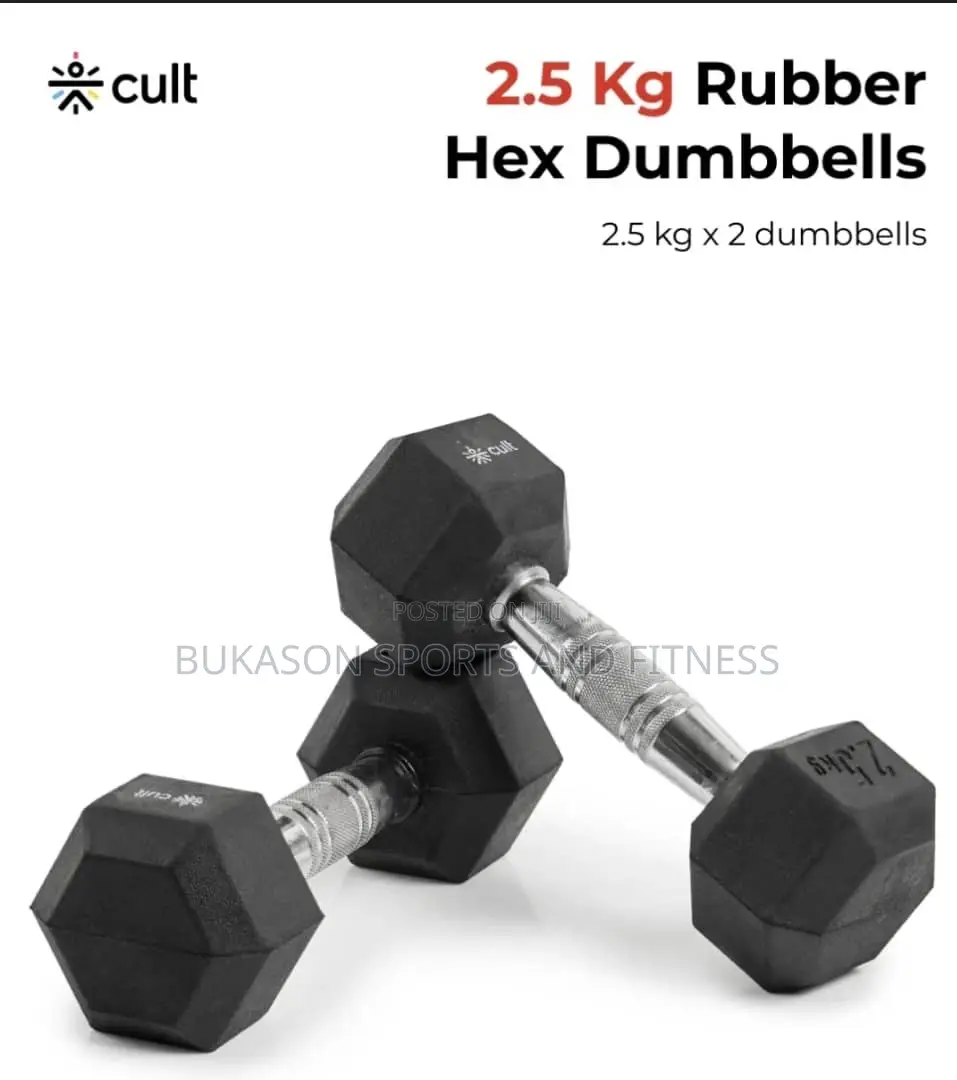 5kg Hexagonal Dumbbell