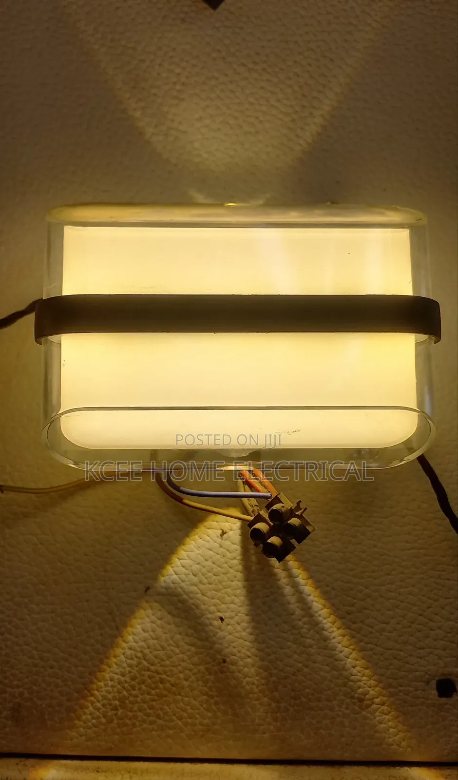 Modern Outdoor Led Fence Wall Light – Warm White