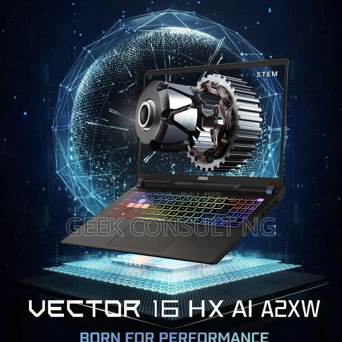 Laptop MSI Vector 16 HX AI A2XWIG 16GB Intel Core Ultra 7 SSD 512GB