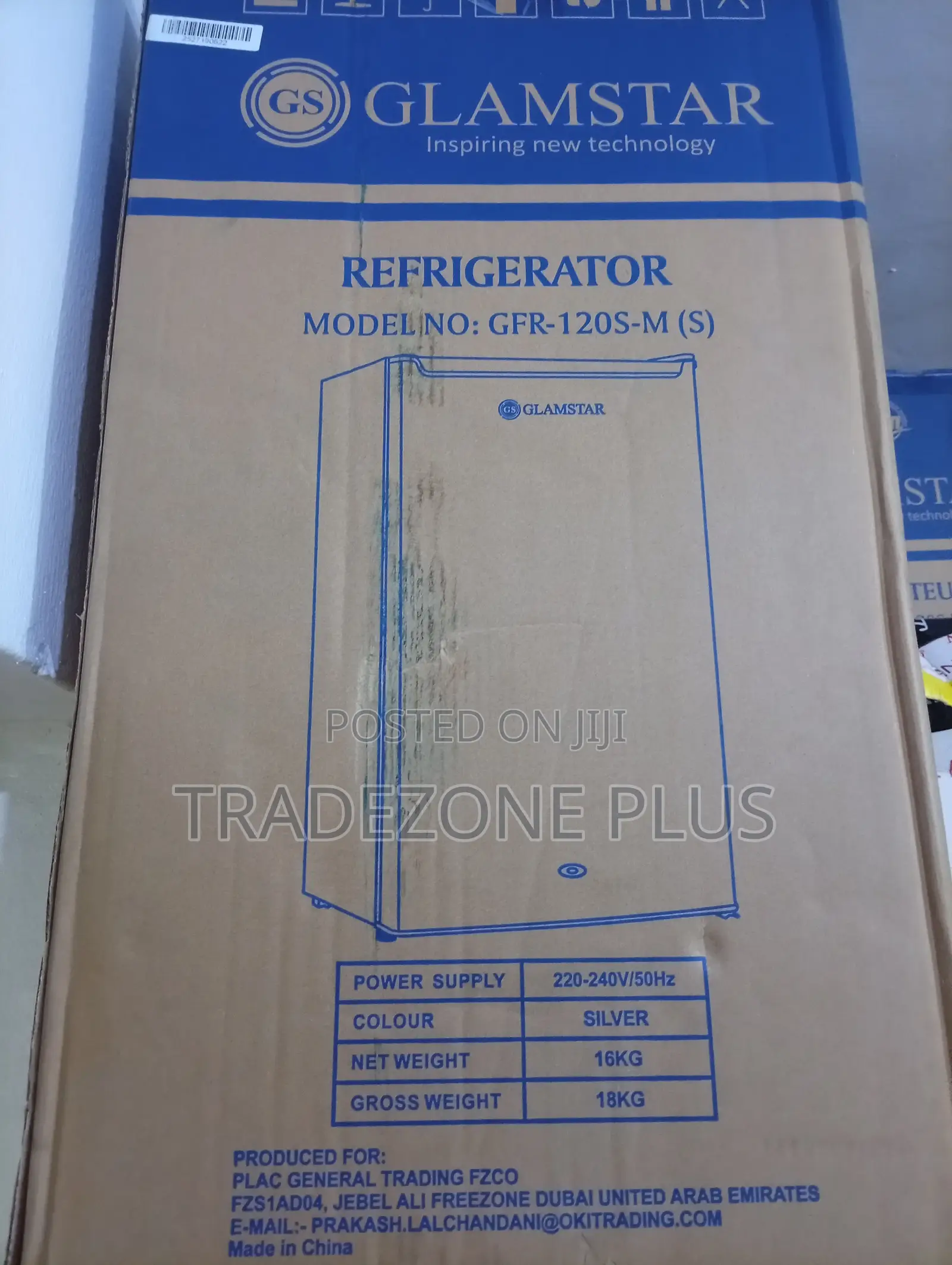 Glamstar 90l Double Door Refrigerator – Sleek Modern Design