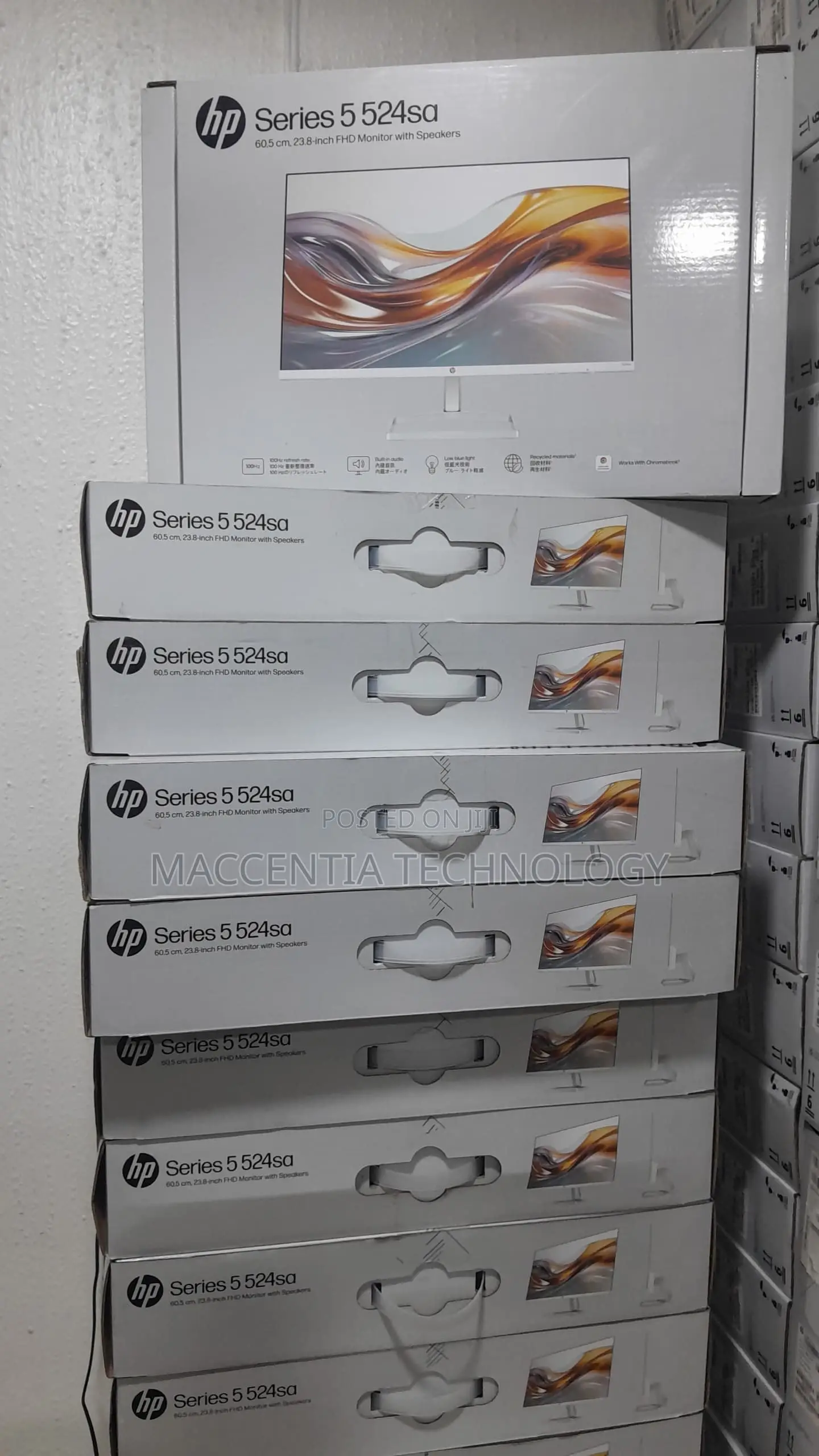 Hp Series 5 23.8 Inch FHD Monitor With Speakers - 524sa (94c36aa)