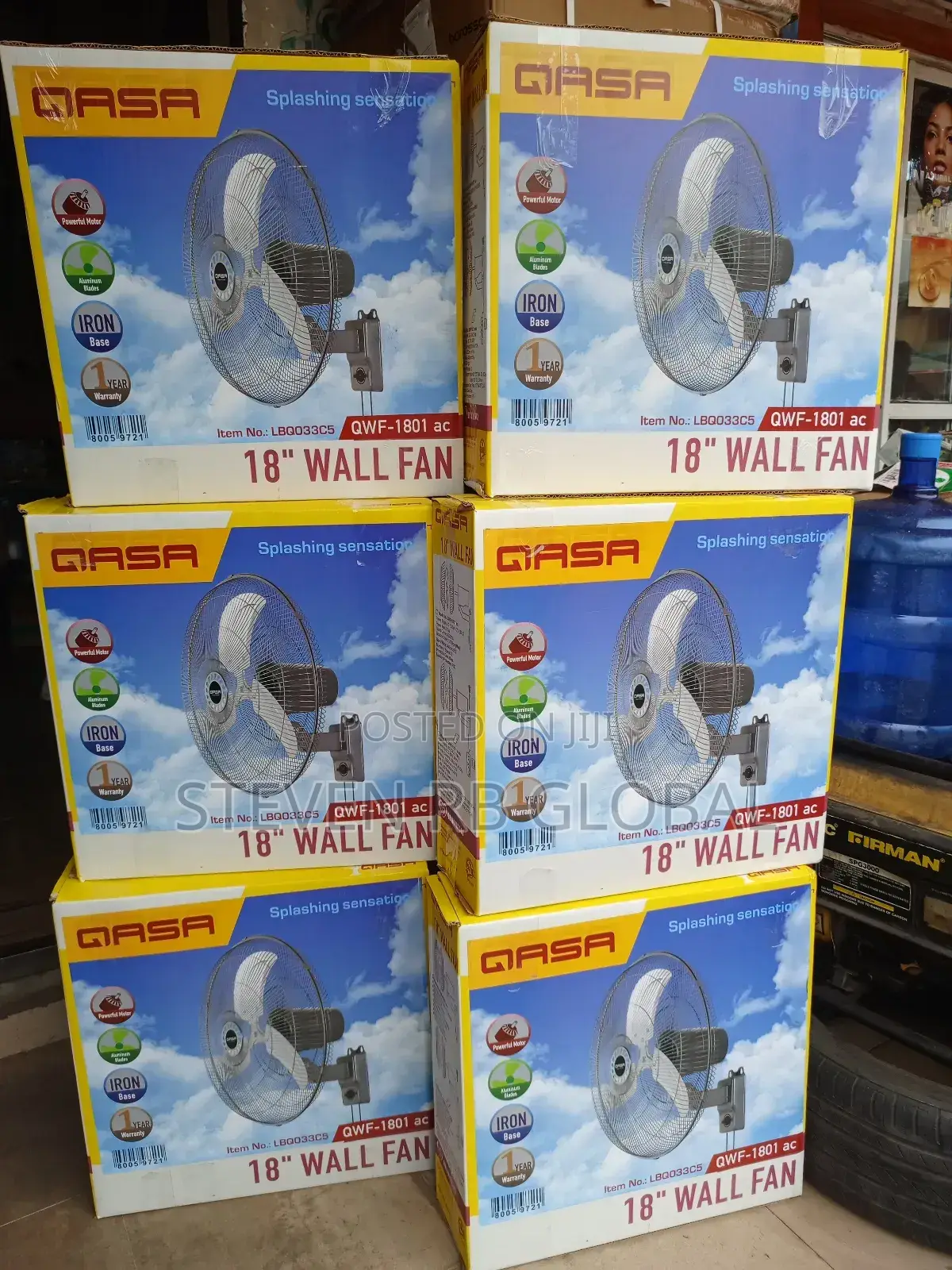 Qasa 18-Inch Wall Fan (Qwf-1801)