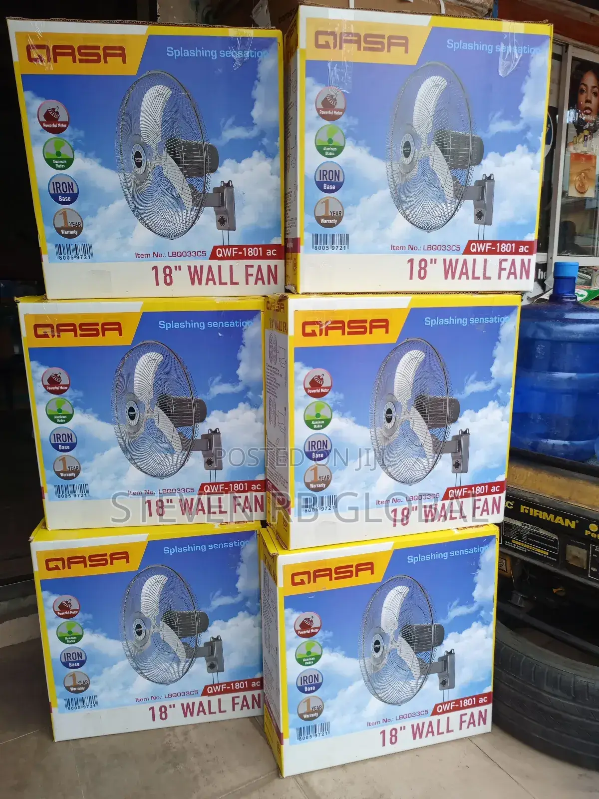Qasa 18-Inch Wall Fan (Qwf-1801)
