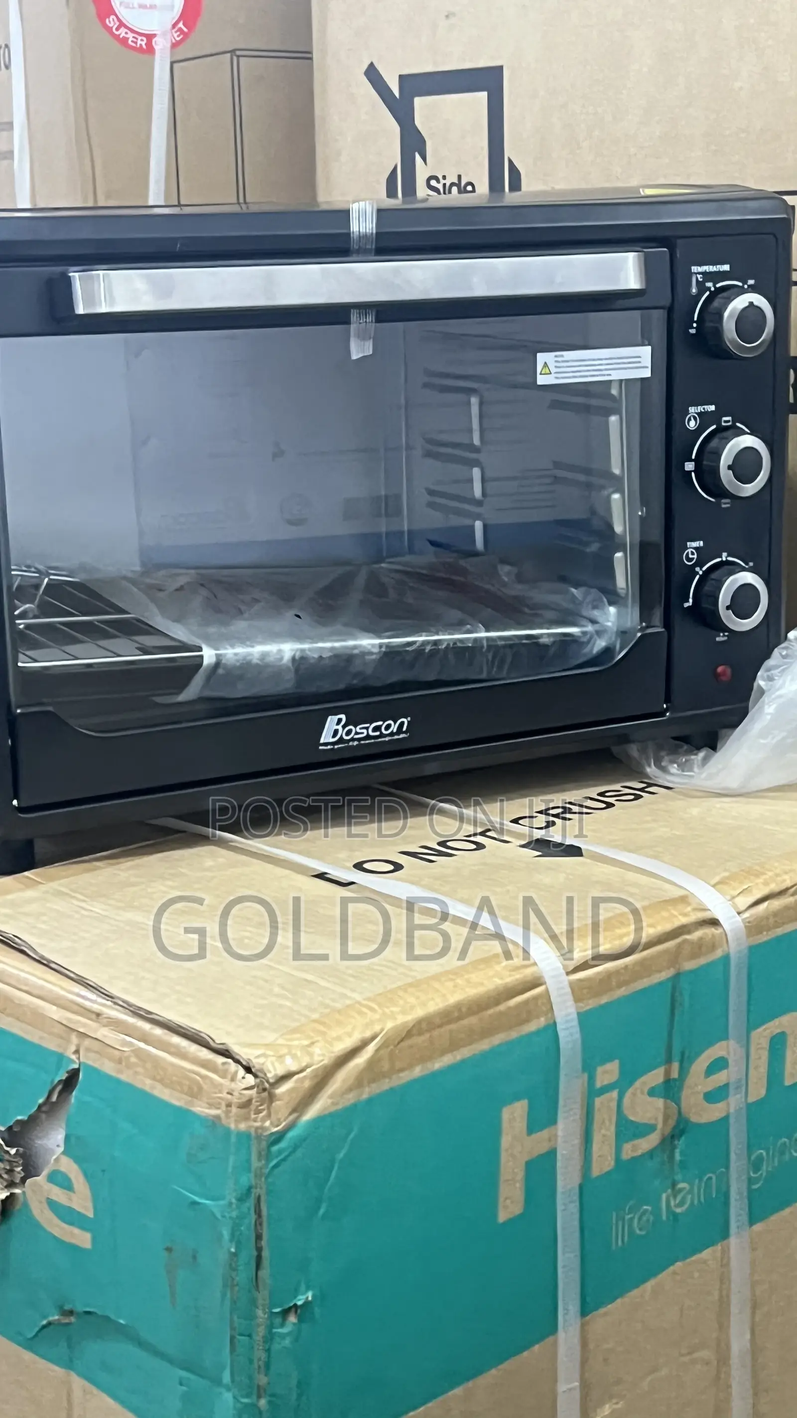 Boscon 45l Electric Oven – Adjustable Heat With Timer