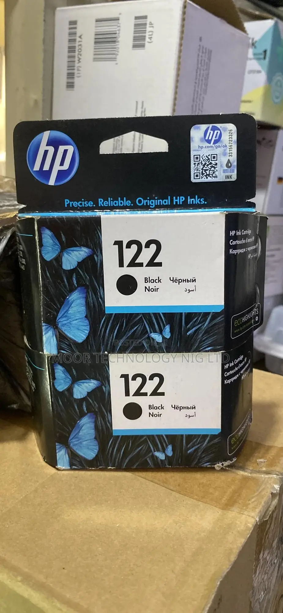 Hp 122 Ink Black and Color