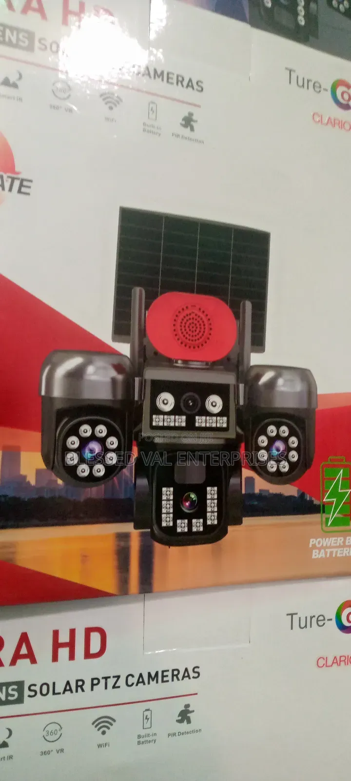 Solar Camera With Panel