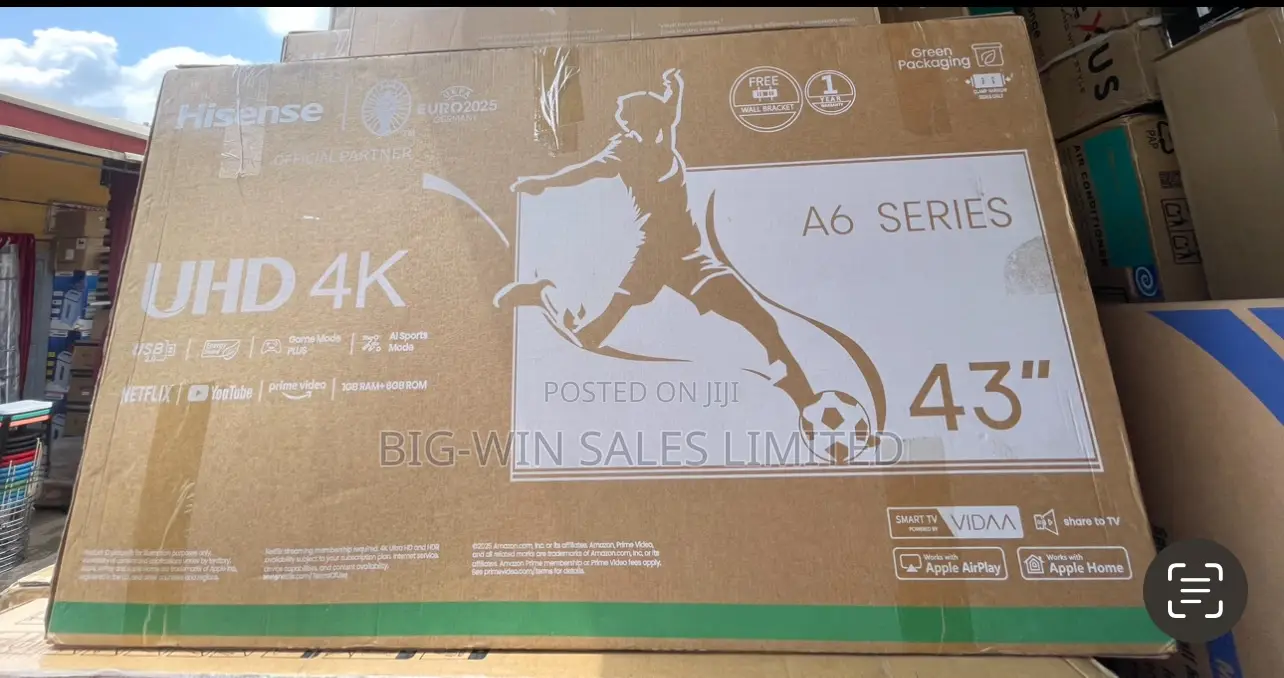 Hisense 43” Smart Tv