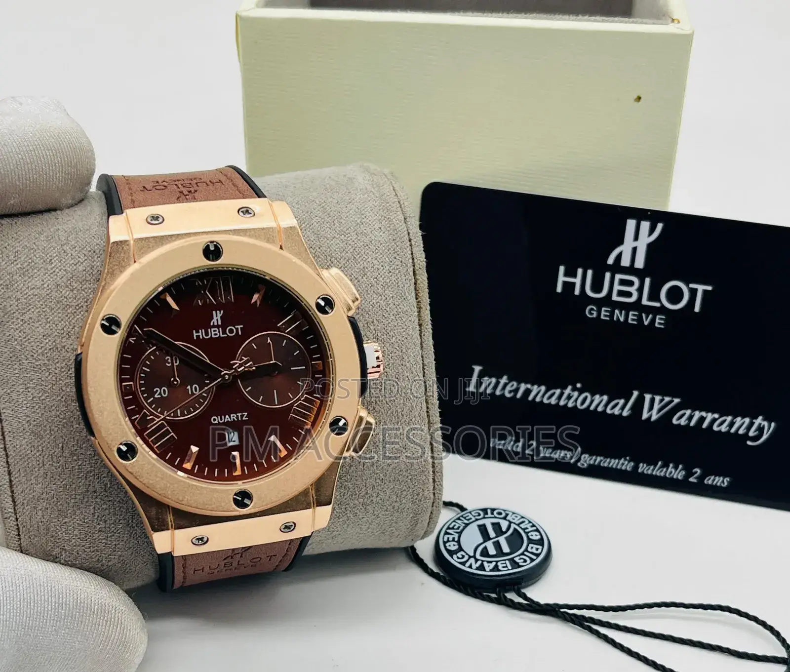 Hublot Leather Watch
