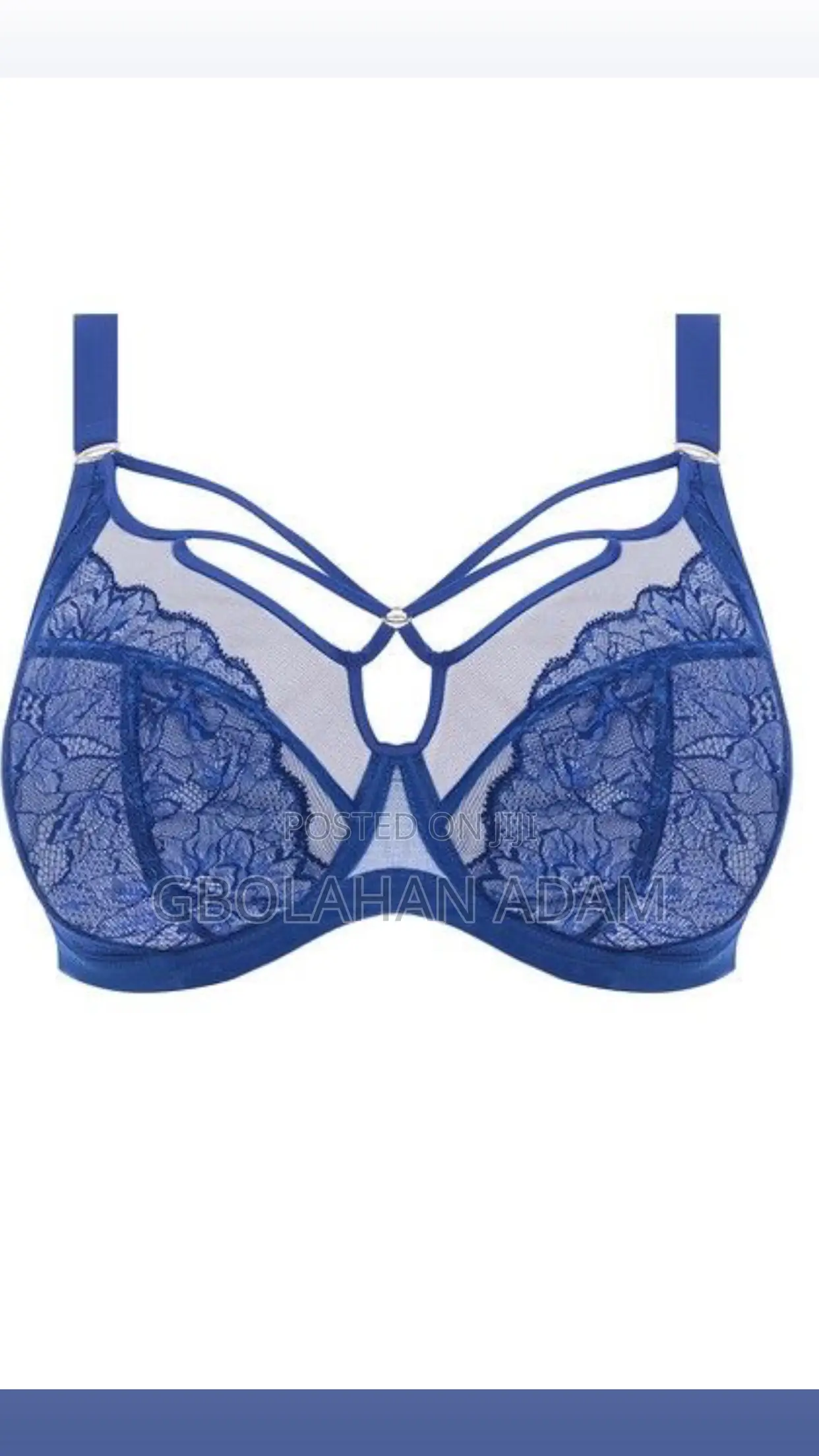Sachi Black Butterfly Print Plunge Bra