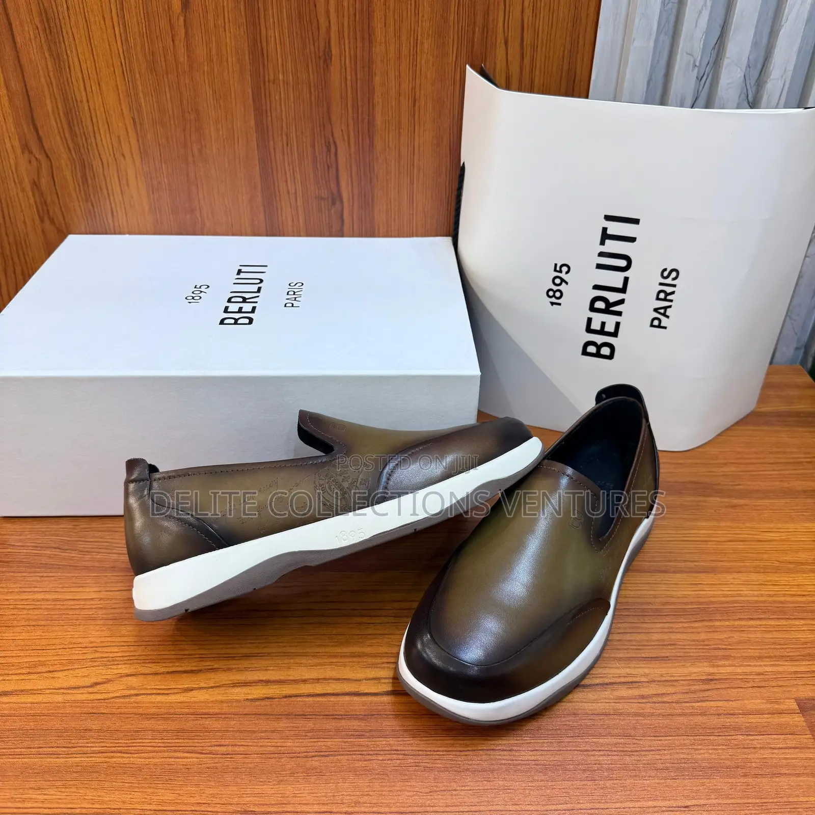 ##Luxury Update Berluti Fast Track Loafer in Venezia Calf Leather