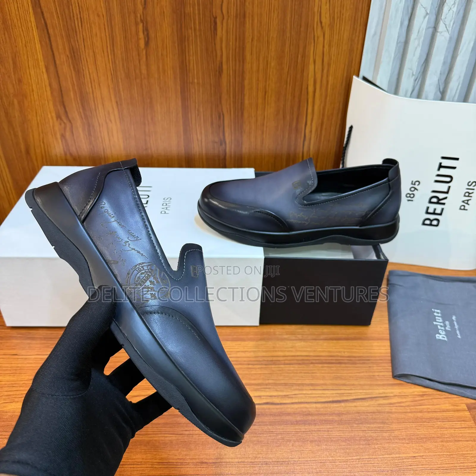 ##Luxury Update Berluti Fast Track Loafer in Venezia Calf Leather
