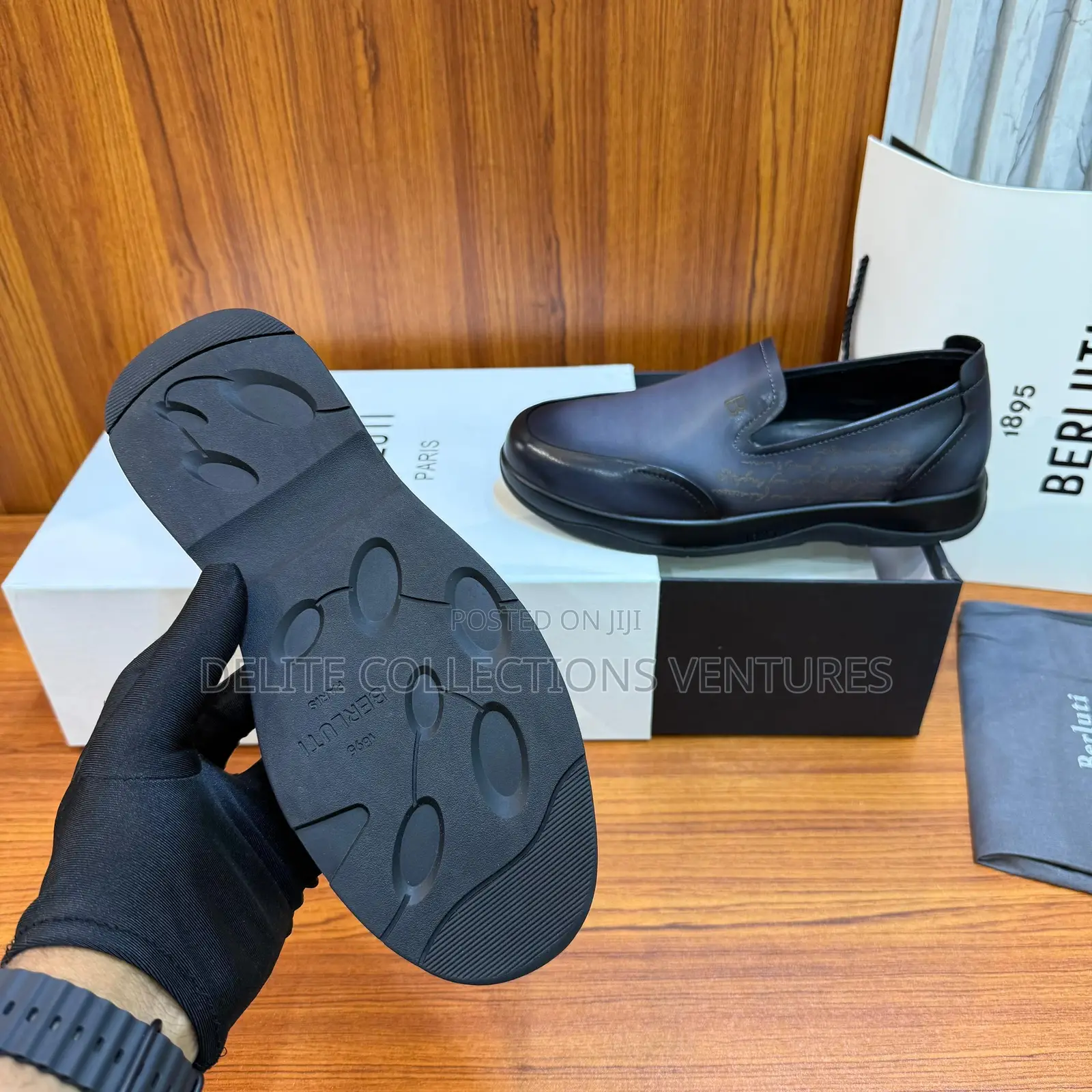##Luxury Update Berluti Fast Track Loafer in Venezia Calf Leather