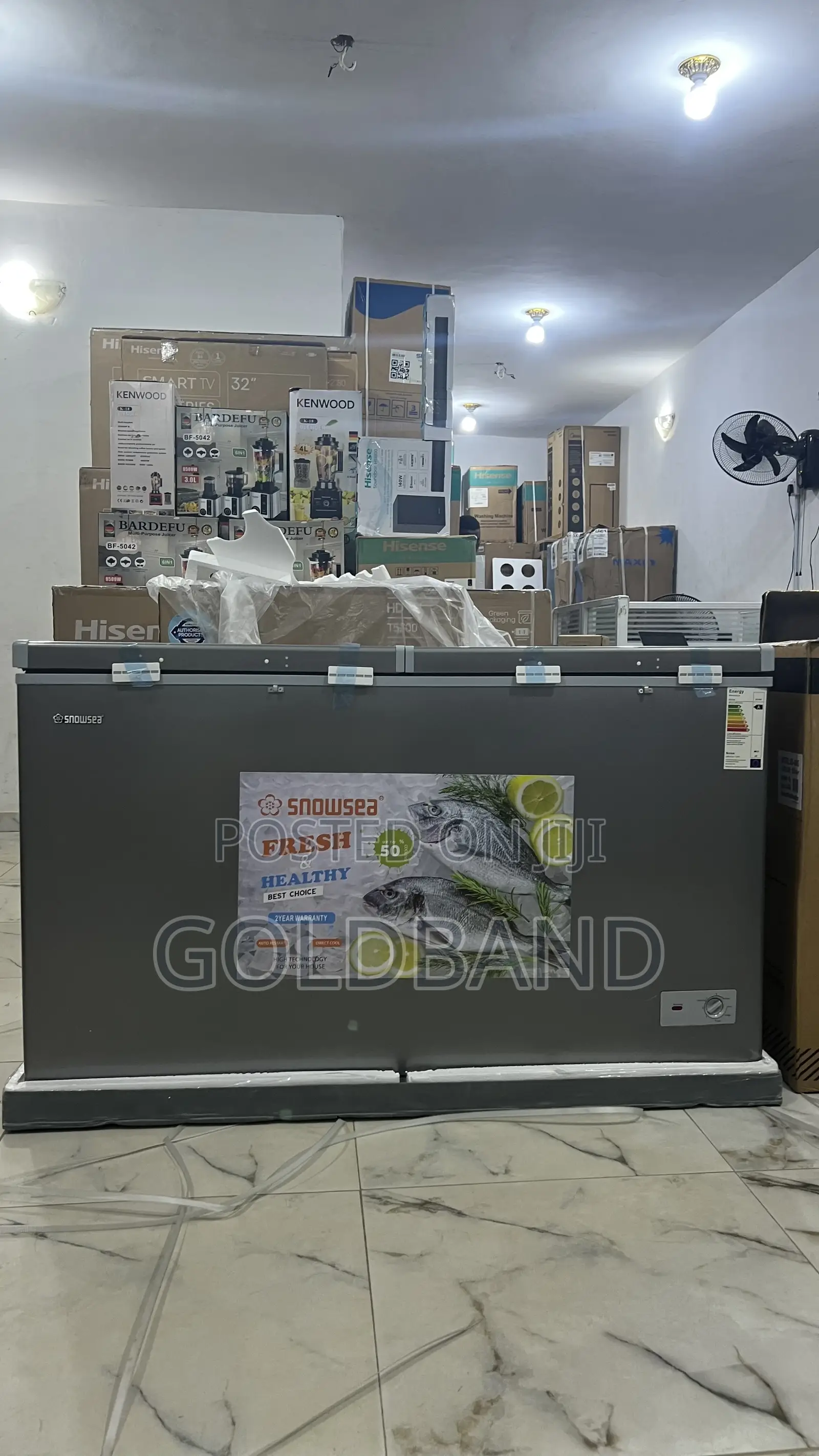 Snowsea Bd600 600l Double Door Freezer – Heavy Duty Performance