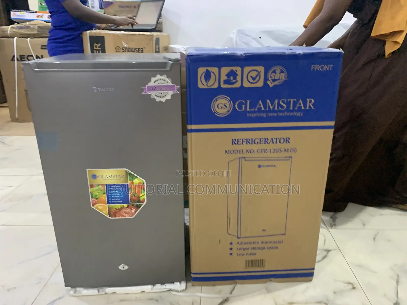 Glamstar 90l Compact Single-Door Refrigerator – Model GFR-120s-M